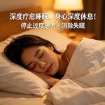深度疗愈睡眠，身心深度休息！停止过度思考，消除失眠！