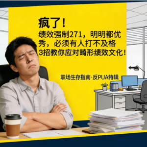 疯了！反人类绩效怎么破？