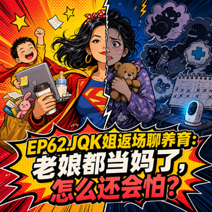 EP62. JQK姐返场聊养育：老娘都当妈了，怎么还会怕？
