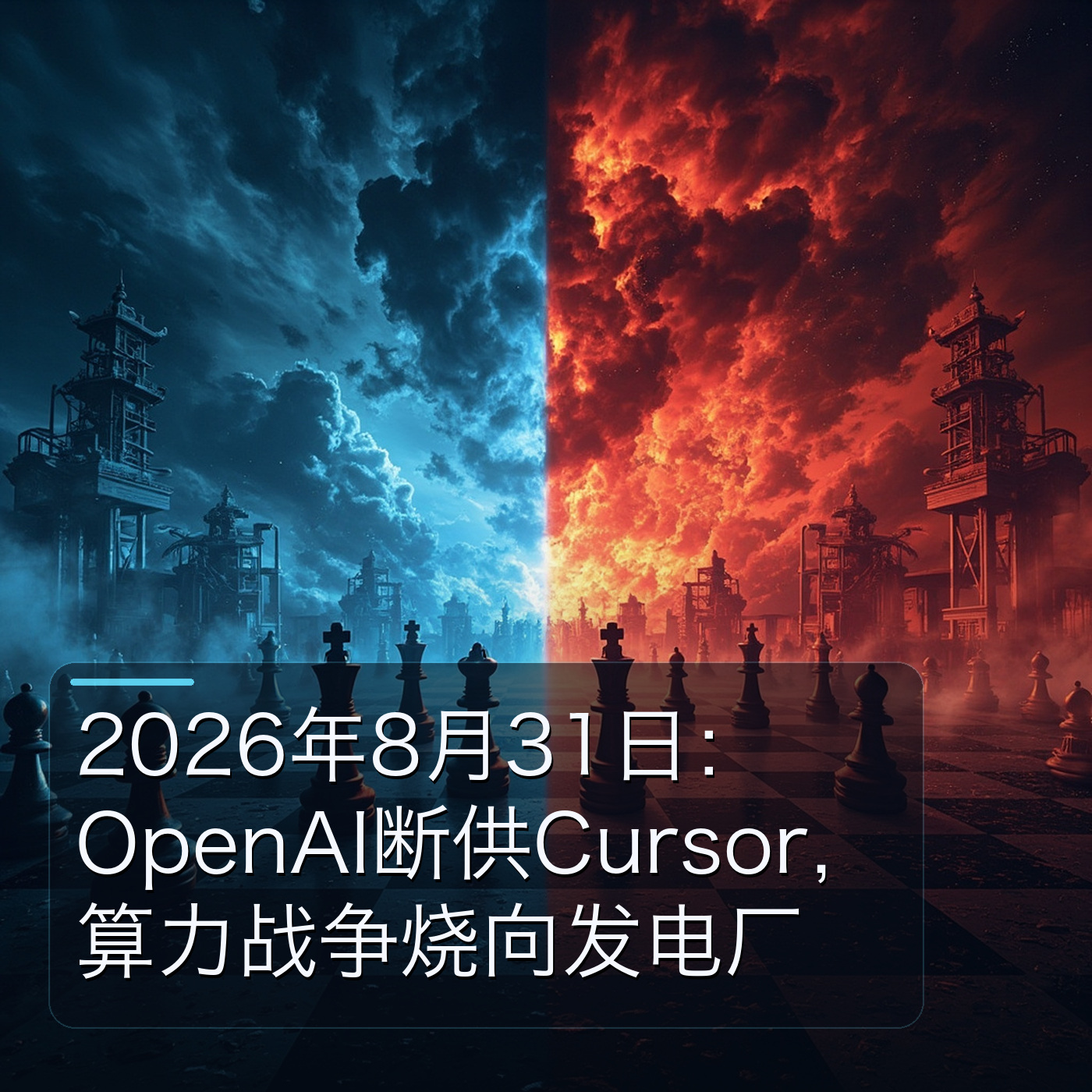2026年8月：六百亿买断供，模型开始站队