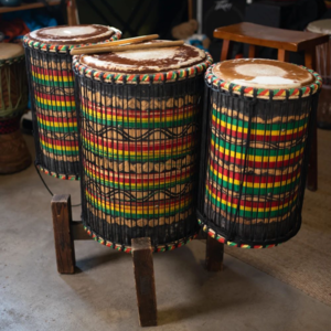 「第78件小众乐器」非洲的狂野律动，不输贝斯架子鼓 | 墩墩鼓(Dunun)