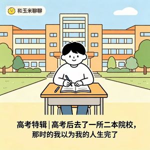 37.高考后去了一所二本院校，那时的我以为我的人生完了