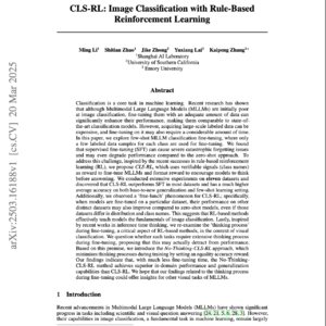 【第278期】（中文）CLS-RL：一种基于规则的强化学习方法