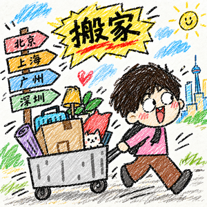 E50：跨省搬家：该省省该扔扔