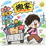 E50：跨省搬家：该省省该扔扔
