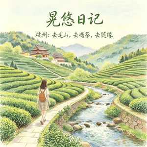 晃悠日记 E5·狼贝不狼狈｜五月下杭州：去走山，去喝茶，去随缘