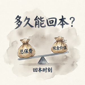 Vol.42 储蓄险的“回本时间”怎么算？不同缴费期的巨大差异