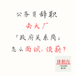 Vol.181 公务员辞职去大厂：「政府关系岗」怎么面试、谈薪？
