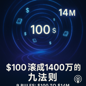 Vol.45 | 100美元滚成1400万的九法则 ｜《Millionaire Teacher》