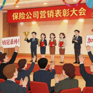 月月表彰会、礼服、领奖台：你交的保费，有多少花在了这里？