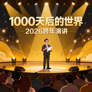 罗振宇2026跨年演讲《1000天后的世界》：AI重构未来，愿力驱动创造