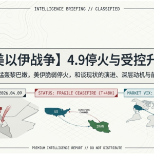 【美以伊战争】4.9停火 - 以色列继续猛轰黎巴嫩，美伊脆弱停火，和谈现状的演进、深层动机与前景预测