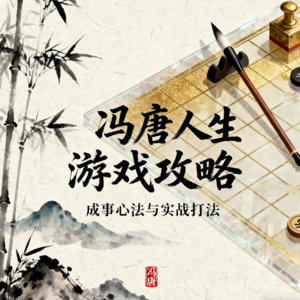 冯唐人生游戏攻略：成事心法与实战打法