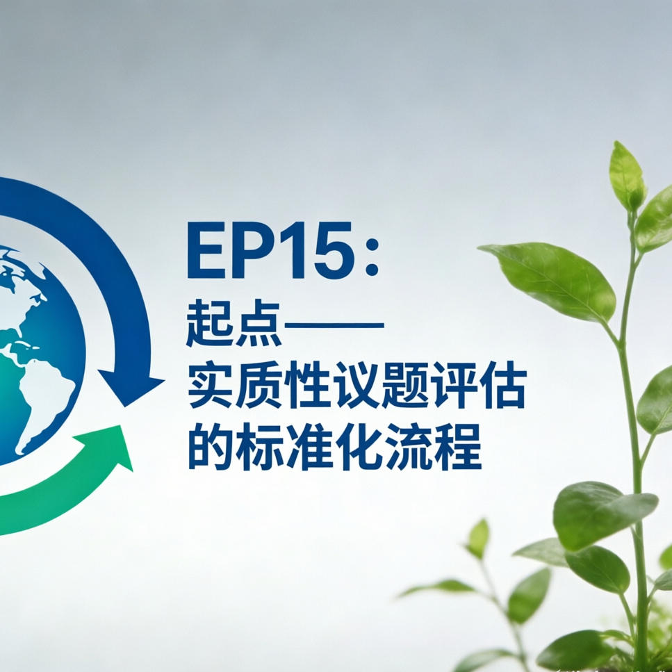EP15：起点-实质性议题评估的标准化流程 episode artwork