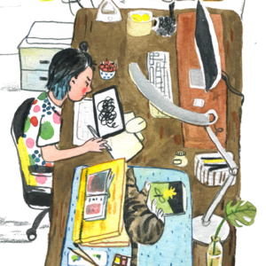 ep15：明月 |从插画打工人到 ”天生“插画师