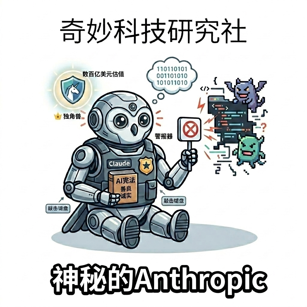 第6期 |奇妙科技| AI界的“超级安全警长”——神秘的Anthropic！ episode artwork