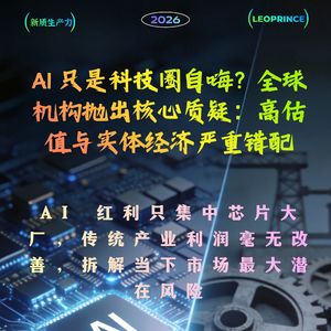 AI 只是科技圈自嗨？全球机构抛出核心质疑：高估值与实体经济严重错配