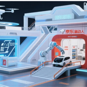 京东全球首个全无人配送站