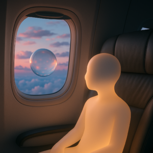 给飞机上的你:你是安稳安全的 | 12分钟安全感正念冥想