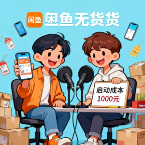 闲鱼无货源卖货，轻松月入过万