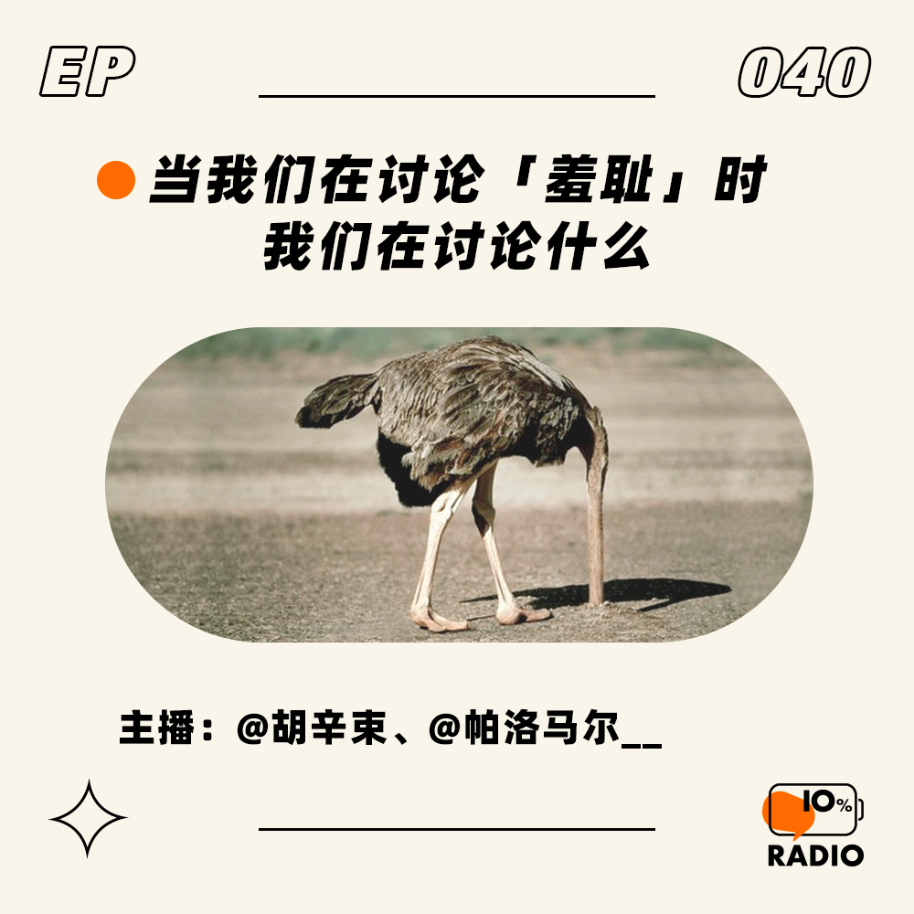 cover of episode EP040-当我们在讨论「羞耻」时，我们在讨论什么。
