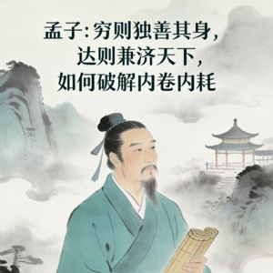 孟子：穷则独善其身，达则兼济天下，如何破解内卷内耗