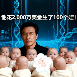 他花2,000万美金生了100个娃！当生娃变成流水线：AI、金钱与百子计划背后的秘密！