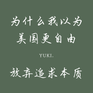 3. 我以为美国更自由,以及放弃追求本质之后,等待人生的展开