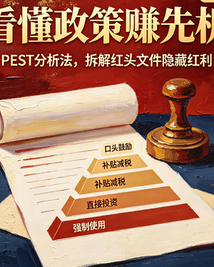 为什么总有人提前布局？