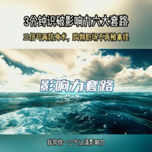 【个人提升】3分钟识破影响力六大套路