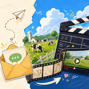 短剧初体验：从一条私信到一条剧情视频，圆三来牧场的幕后的创作故事