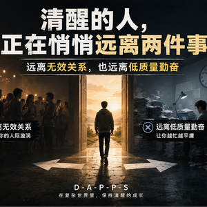 清醒的人，正在悄悄远离两件事