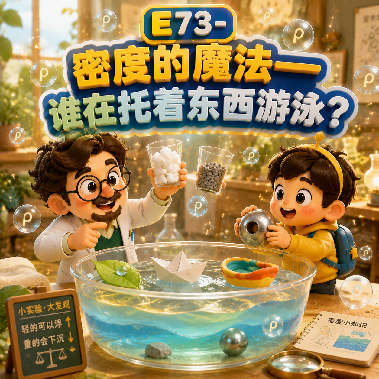 E73-密度的魔法——谁在托着东西游泳？｜物理 episode artwork
