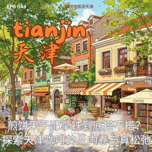 EPS 044☕️煎饼果子配拿铁到底搭不搭？探索天津咖啡的反内卷与真松弛