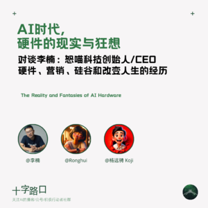 AI时代,硬件的现实与狂想|和怒喵科技李楠聊硬件、营销、硅谷和改变人生的经历