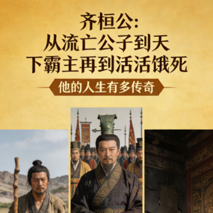 齐桓公：从春秋霸主到活活饿死，他的人生藏着最狠的人性陷阱