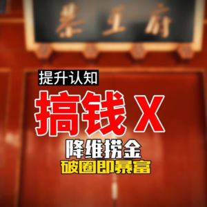 搞钱Ⅹ 降维捞金 ​破圈即暴富