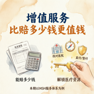 Vol.51 被严重低估的医疗险增值服务：比“能赔多少钱”更值钱