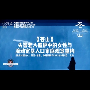 《苍山》：失智老人照护中的女性与流动定居人口家庭观念重构 - 181