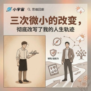 三次微不足道的改变，彻底改写了我的人生轨迹