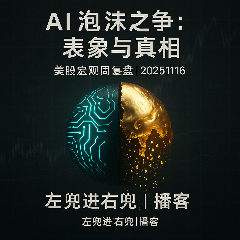 AI 泡沫之争：表象与真相：美股宏观周复盘20251116 episode artwork