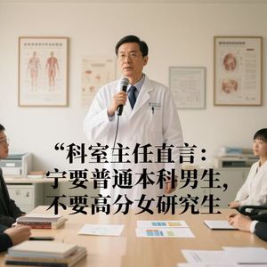 Vol.131 科室主任直言：宁要普通本科男生，不要高分女研究生