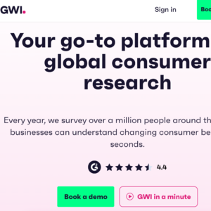 全球消费者研究平台：GWI