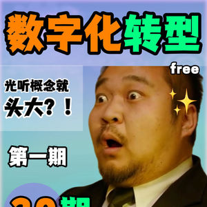 挑战！30期帮你完成数字化转型，第一期！