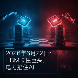 2026年6月:HBM卡住巨头,电力掐住AI