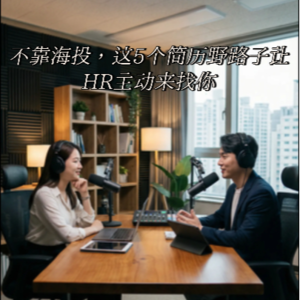EP32:不靠海投,这5个简历野路子让HR主动来找你