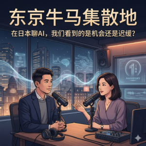 Vol.032 一周年特别篇|在日本聊AI,我们看到的是机会还是迟缓?