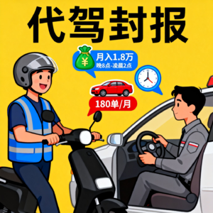 代驾陪练搞钱秘籍