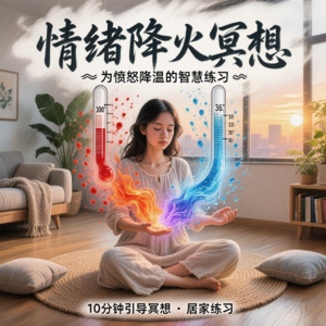 情绪降火冥想|为愤怒降温的智慧练习