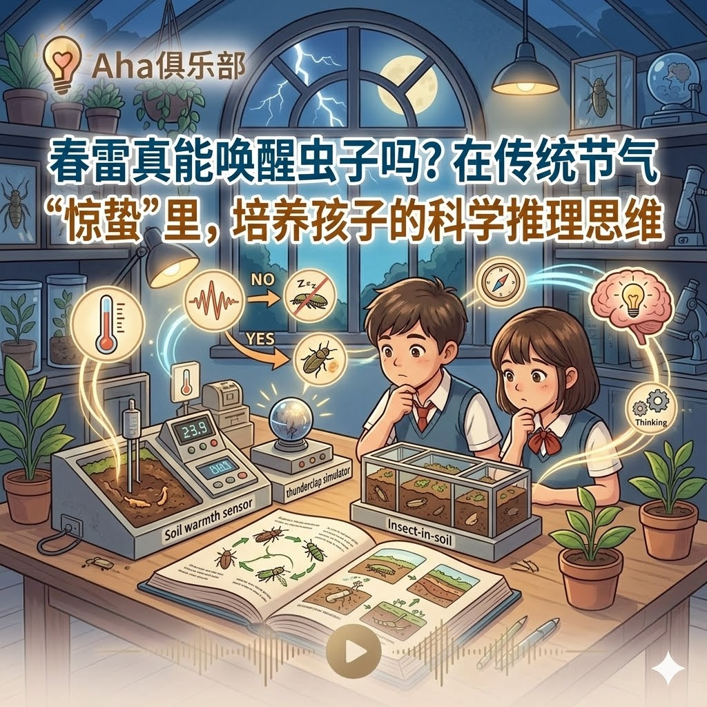 Vol1.8 【热点】 春雷真能唤醒虫子吗？在传统节气“惊蛰”里，培养孩子的科学推理思维 episode artwork